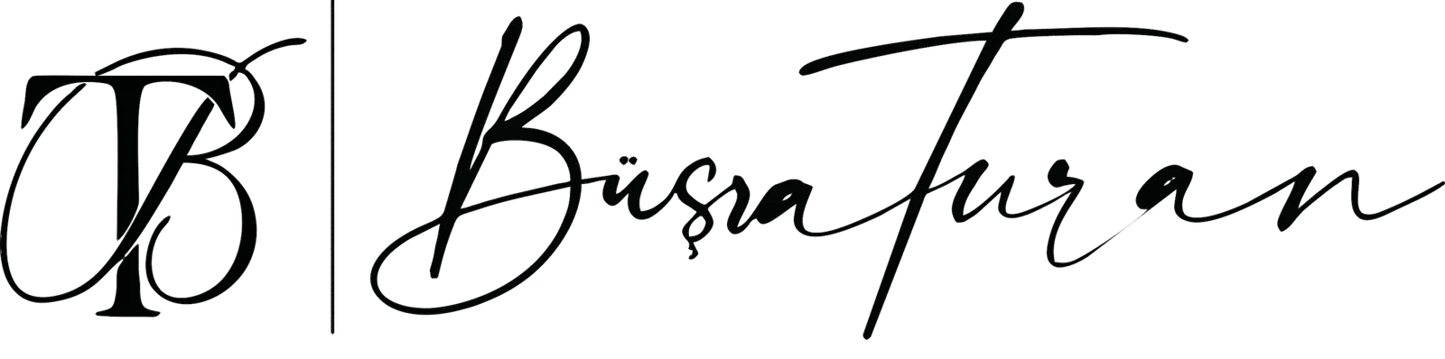 busrra turan logo siyah